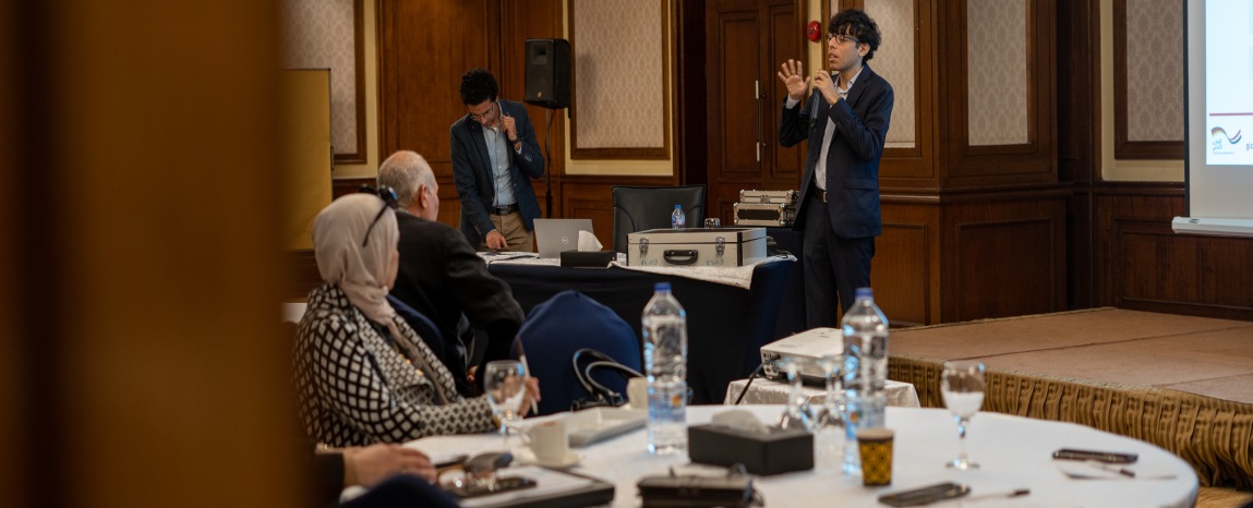 Man doing a presentation